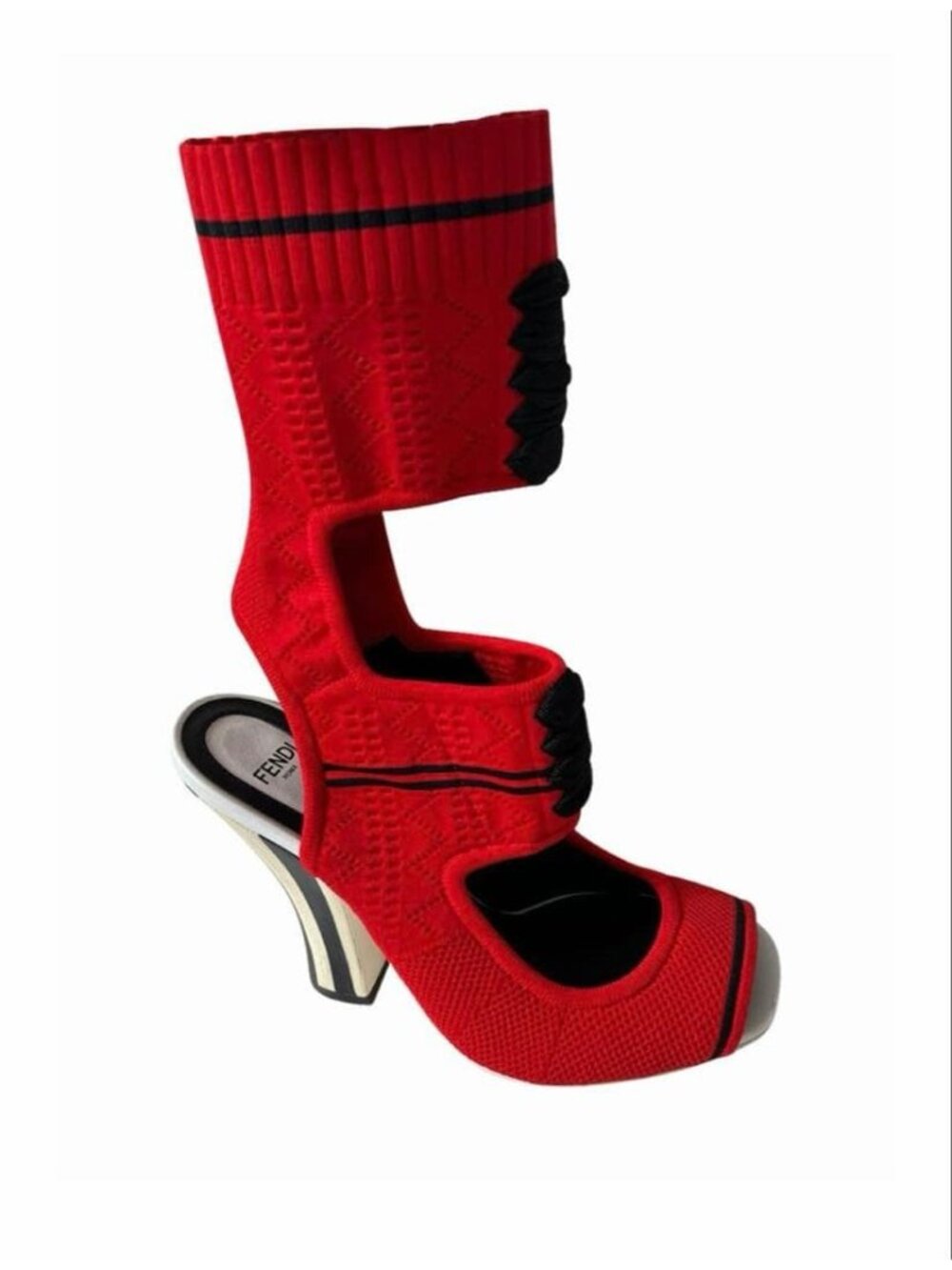 Fendi Knit High Heels Pumps